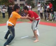 相撲比賽同學照片