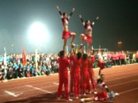 競技啦啦隊表演照片