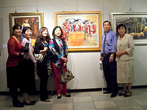 林節山老師美術展照片