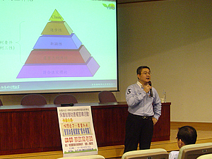 蔡政育總經理演講照片