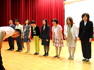 服務滿十年教職員工頒獎照片