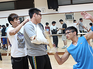 體驗運動包紮照片