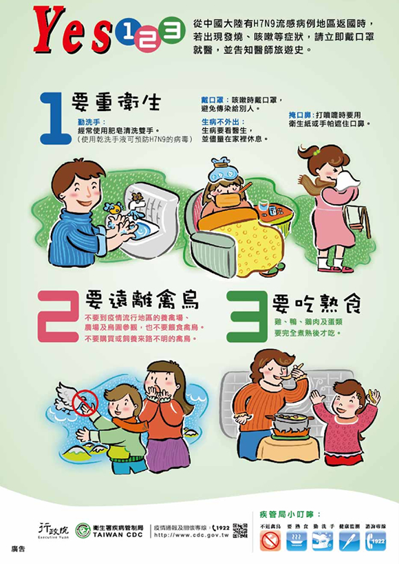 H7N9宣導海報