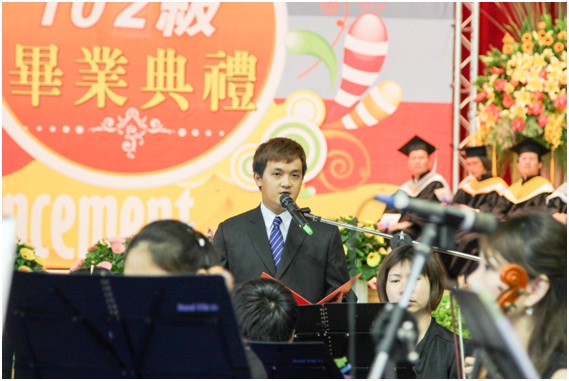 蘇盟利同學致歡送詞照片