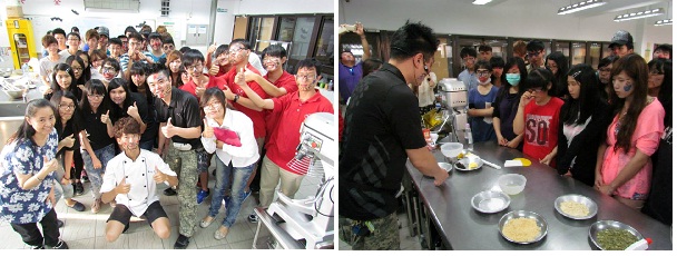 製作南瓜餅並畫鬼臉照片