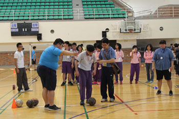 2016特殊奧林匹克足球活動齊聚吳鳳科大