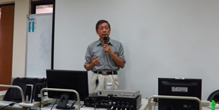 曾羣偉博士蒞校演講照片