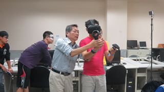 資工系舉辦VR虛擬實境活動照片