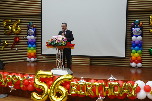 蔡宏榮校長致詞照片