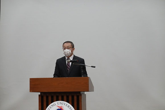 蔡宏榮校長致詞照片