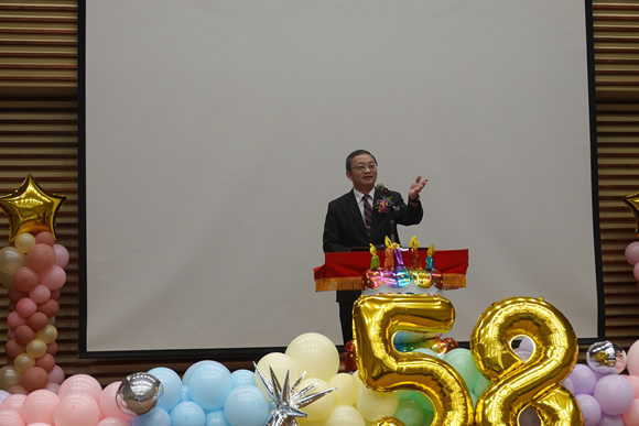 蔡宏榮校長致詞照片